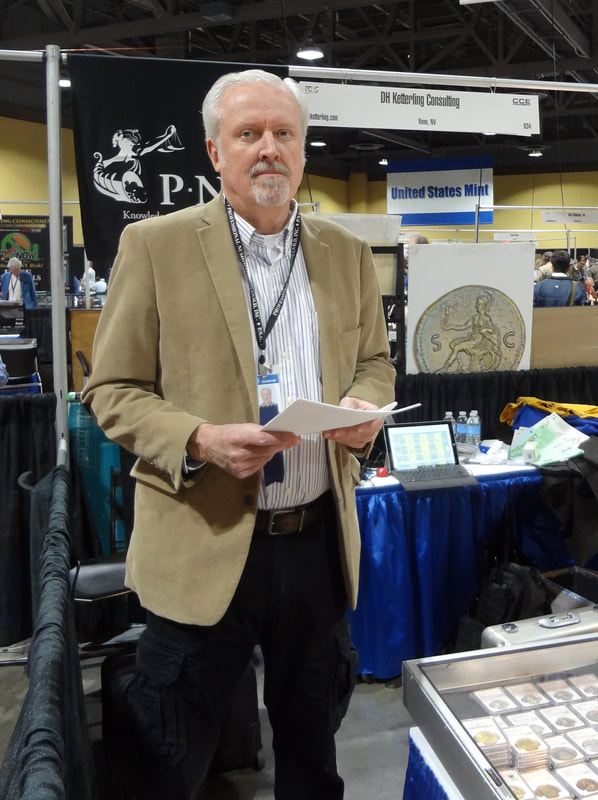 Don Ketterling has won numerous awards for service to the numismatic community, including this President's Award from the ANA.